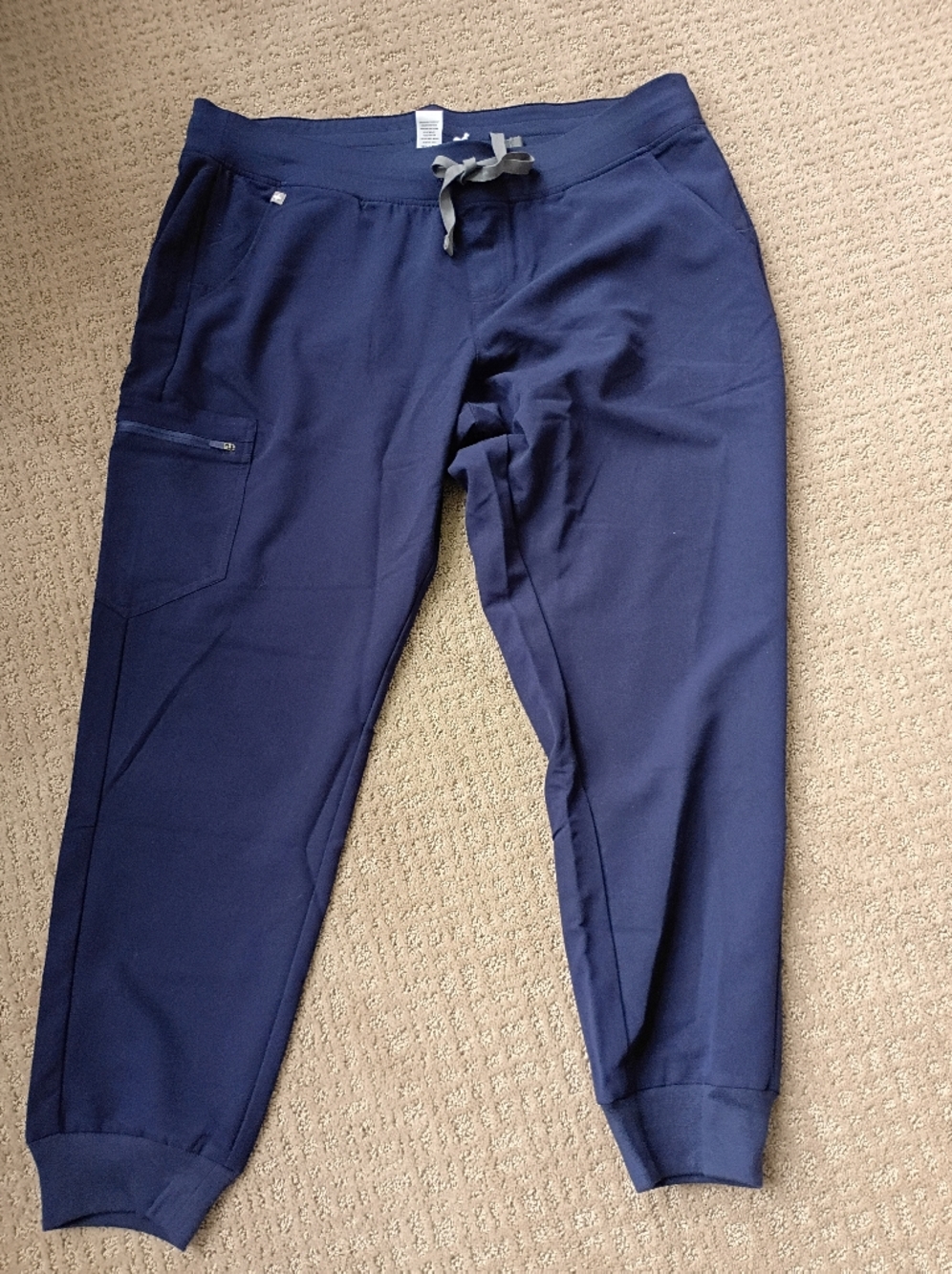 Figs Women's Navy Drawstring Zamora 2.0 Jogger Scrub Pants